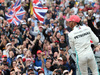 GP GRAN BRETAGNA, 14.07.2019- Lewis Hamilton (GBR) Mercedes AMG F1 W10 EQ Power celebrates his victory with the fans