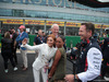 GP GRAN BRETAGNA, 14.07.2019- partenzaing grid,  Geri Halliwell (GBR) Singer with his husband Christian Horner (GBR), Red Bull Racing, Sporting Director  e Mel B. (GBR) Singer