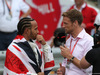 GP GRAN BRETAGNA, 14.07.2019- Parc ferme winner Lewis Hamilton (GBR) Mercedes AMG F1 W10 EQ Power with Jenson Button (GBR)