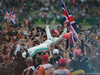 GP GRAN BRETAGNA, 14.07.2019- Lewis Hamilton (GBR) Mercedes AMG F1 W10 EQ Power celebrates with fans