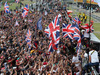 GP GRAN BRETAGNA, 14.07.2019- Gara, Lewis Hamilton (GBR) Mercedes AMG F1 W10 EQ Power celebrates his victory with fans