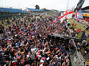 GP GRAN BRETAGNA, 14.07.2019- Gara, Lewis Hamilton (GBR) Mercedes AMG F1 W10 EQ Power celebrates his victory with fans