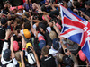 GP GRAN BRETAGNA, 14.07.2019- Gara, Lewis Hamilton (GBR) Mercedes AMG F1 W10 EQ Power celebrates his victory with fans