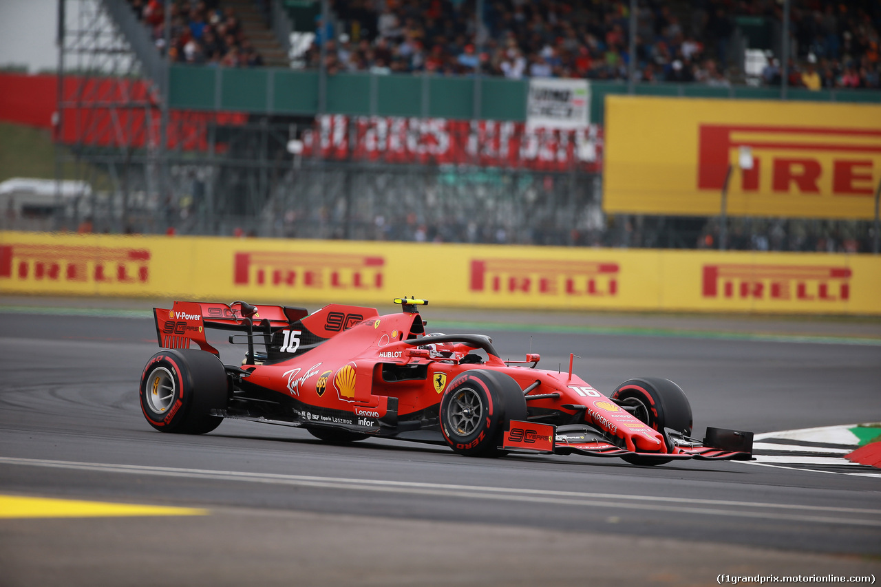 GP GRAN BRETAGNA, 13.07.2019- Free practice 3, Charles Leclerc (MON) Ferrari SF90