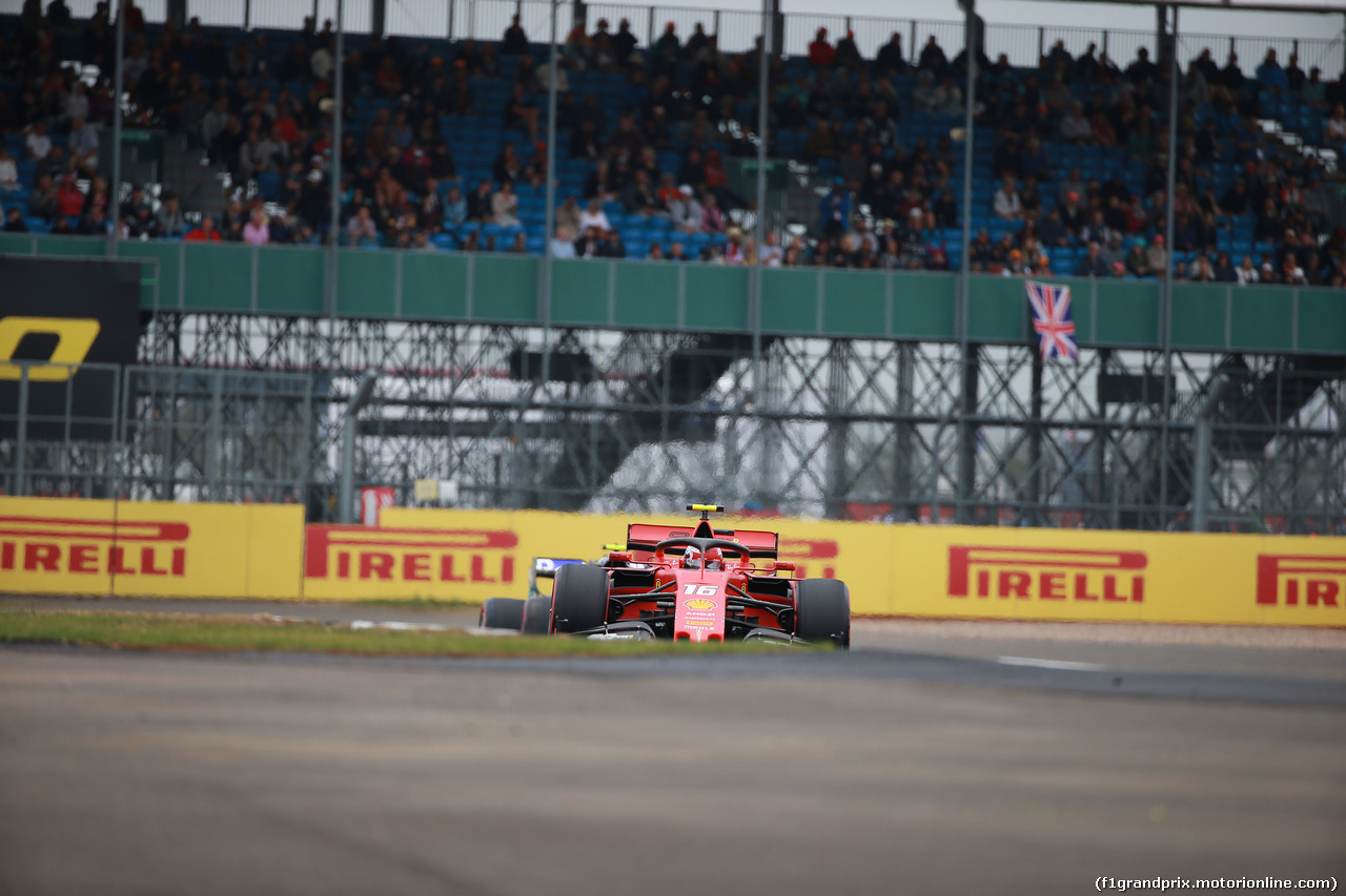 GP GRAN BRETAGNA, 13.07.2019- Free practice 3, Charles Leclerc (MON) Ferrari SF90