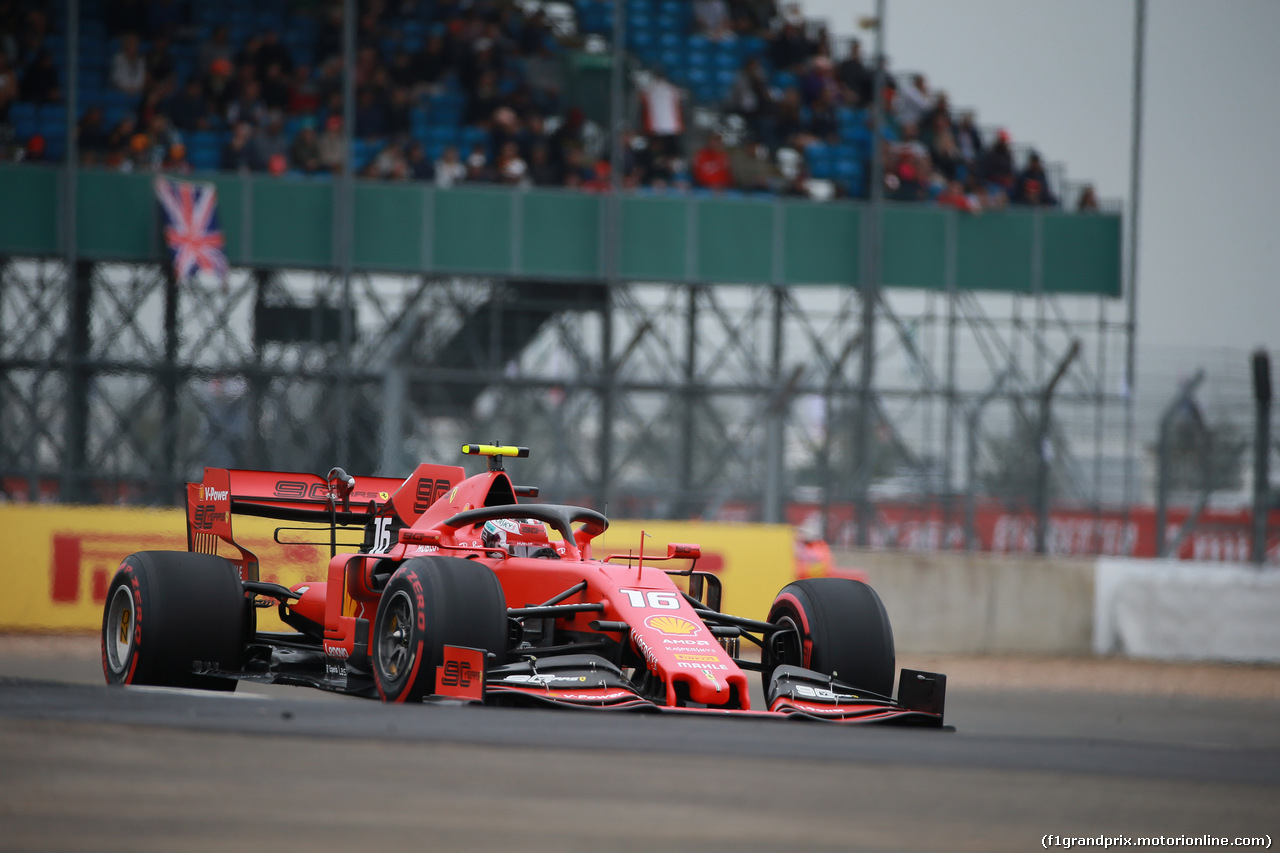 GP GRAN BRETAGNA, 13.07.2019- Free practice 3, Charles Leclerc (MON) Ferrari SF90