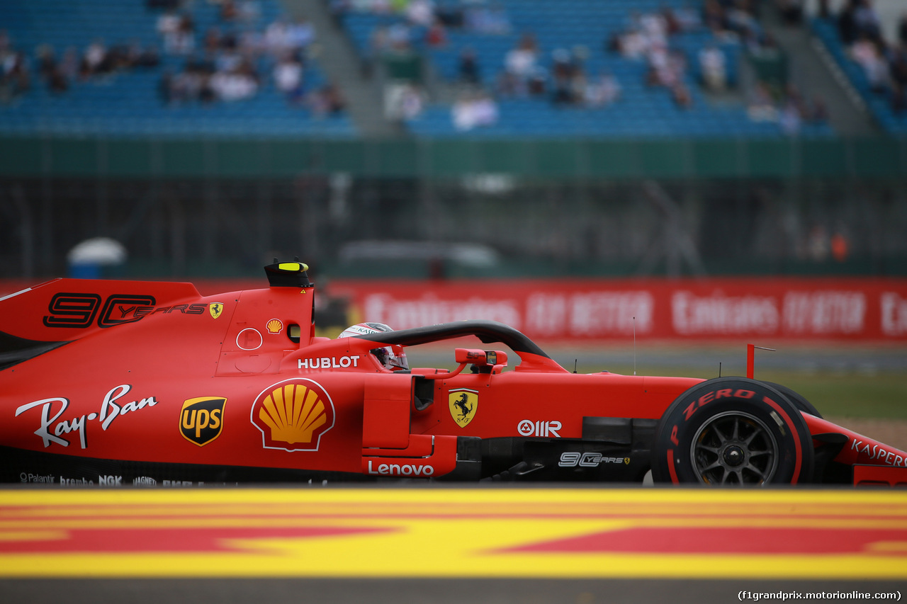 GP GRAN BRETAGNA, 13.07.2019- Free practice 3, Charles Leclerc (MON) Ferrari SF90