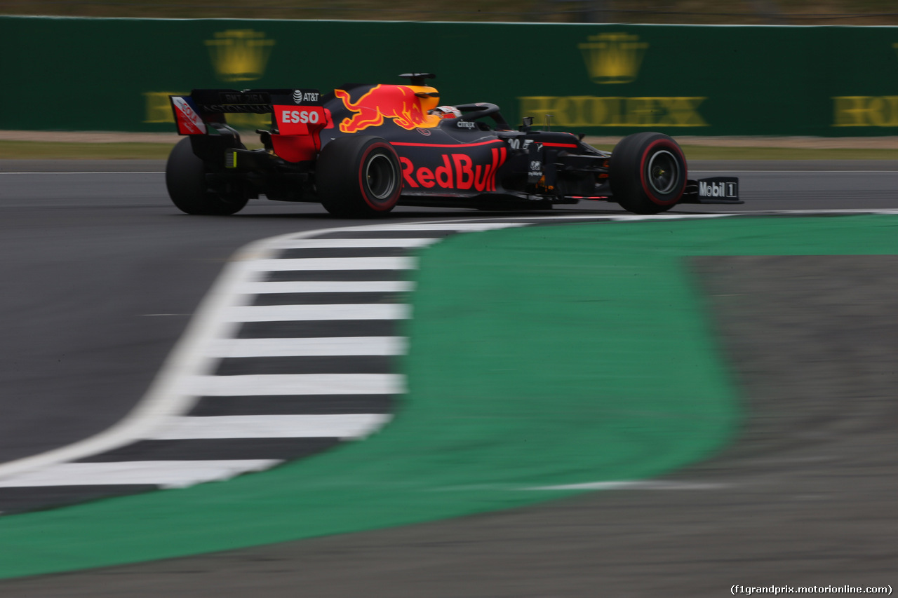 GP GRAN BRETAGNA, 13.07.2019- Free practice 3, Max Verstappen (NED) Red Bull Racing RB15