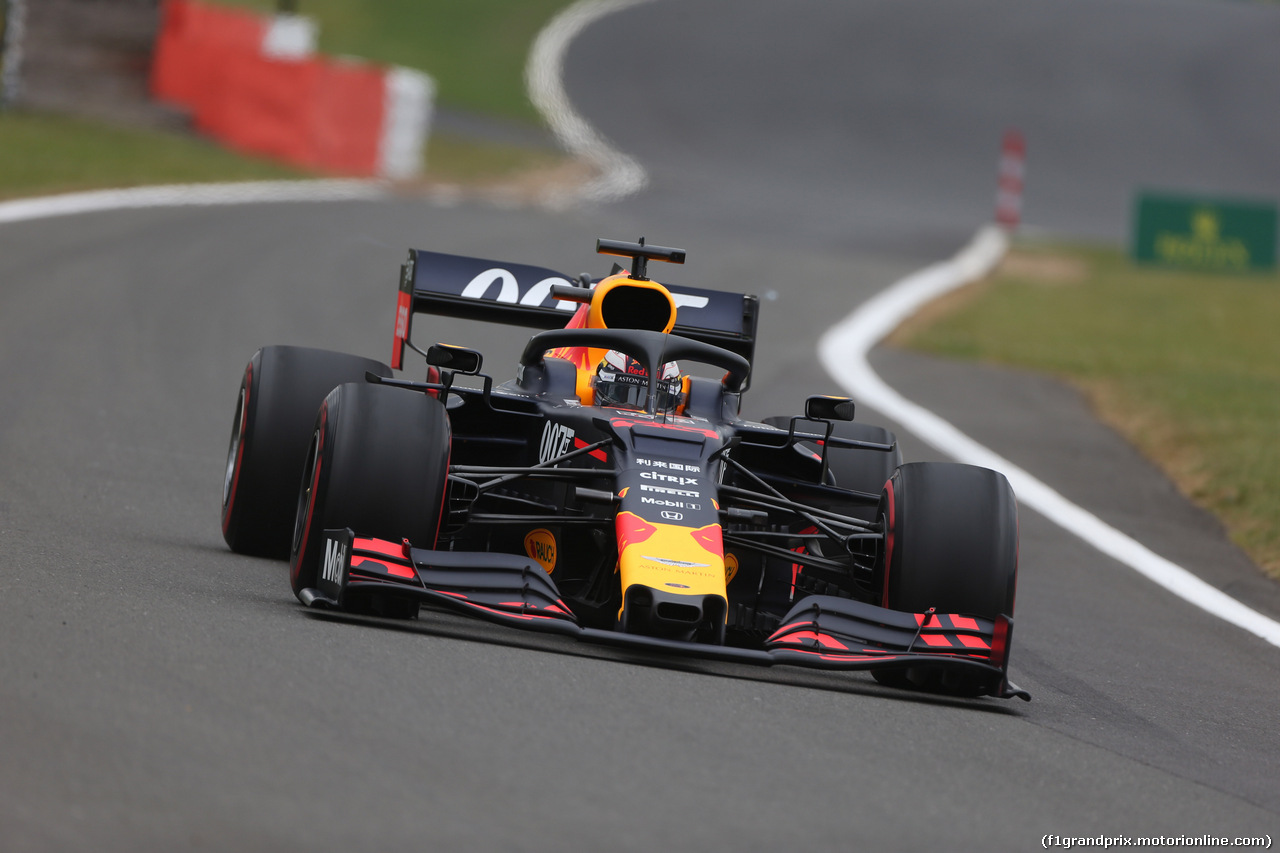 GP GRAN BRETAGNA, 13.07.2019- Free practice 3, Max Verstappen (NED) Red Bull Racing RB15