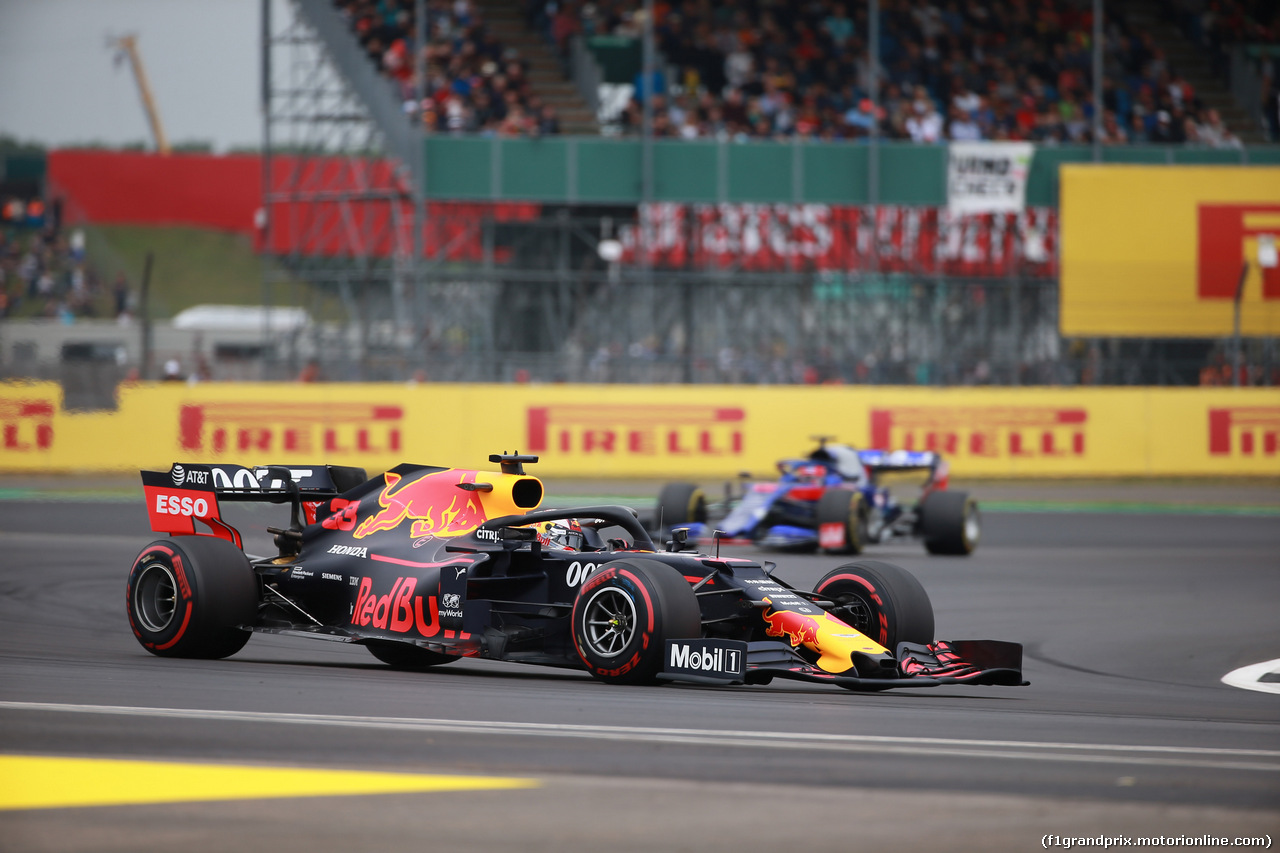 GP GRAN BRETAGNA, 13.07.2019- Free practice 3, Max Verstappen (NED) Red Bull Racing RB15