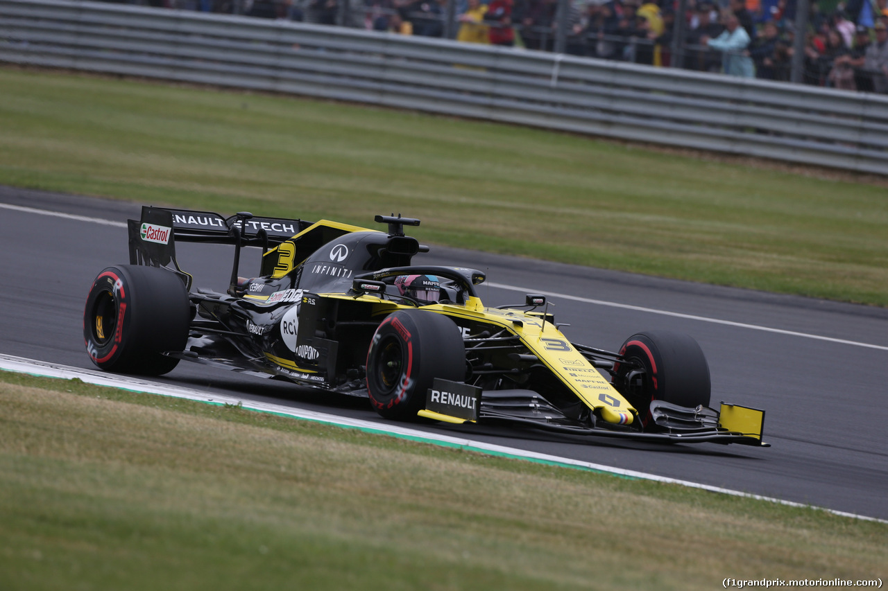 GP GRAN BRETAGNA, 13.07.2019- Free practice 3, Daniel Ricciardo (AUS) Renault Sport F1 Team RS19
