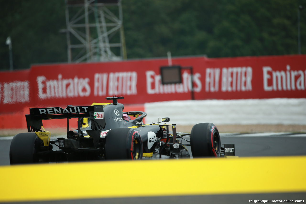 GP GRAN BRETAGNA, 13.07.2019- Free practice 3, Daniel Ricciardo (AUS) Renault Sport F1 Team RS19