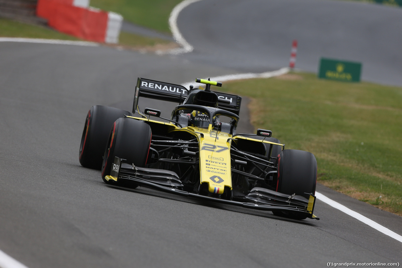 GP GRAN BRETAGNA, 13.07.2019- Free practice 3, Nico Hulkenberg (GER) Renault Sport F1 Team RS19