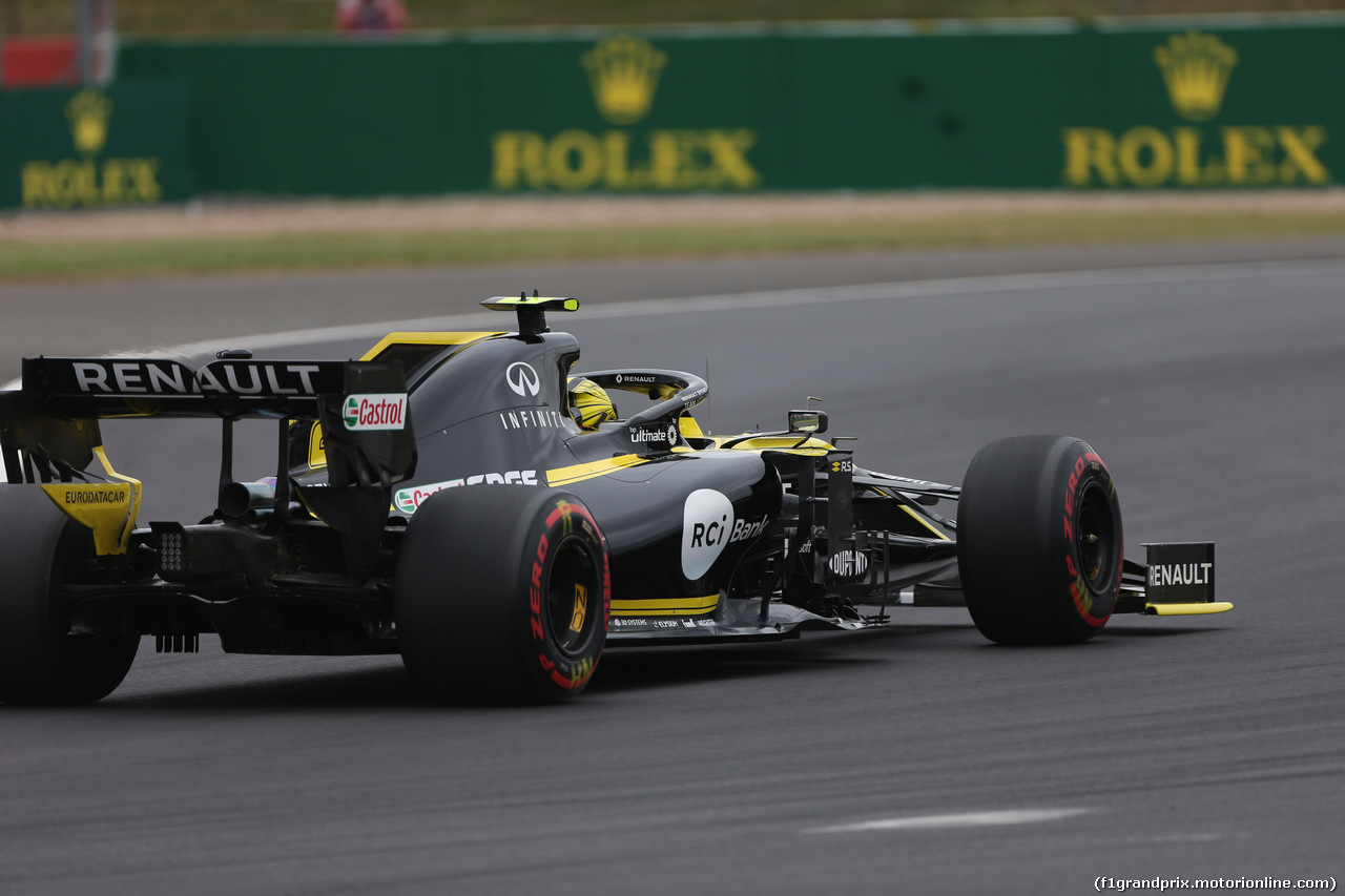 GP GRAN BRETAGNA, 13.07.2019- Free practice 3, Nico Hulkenberg (GER) Renault Sport F1 Team RS19