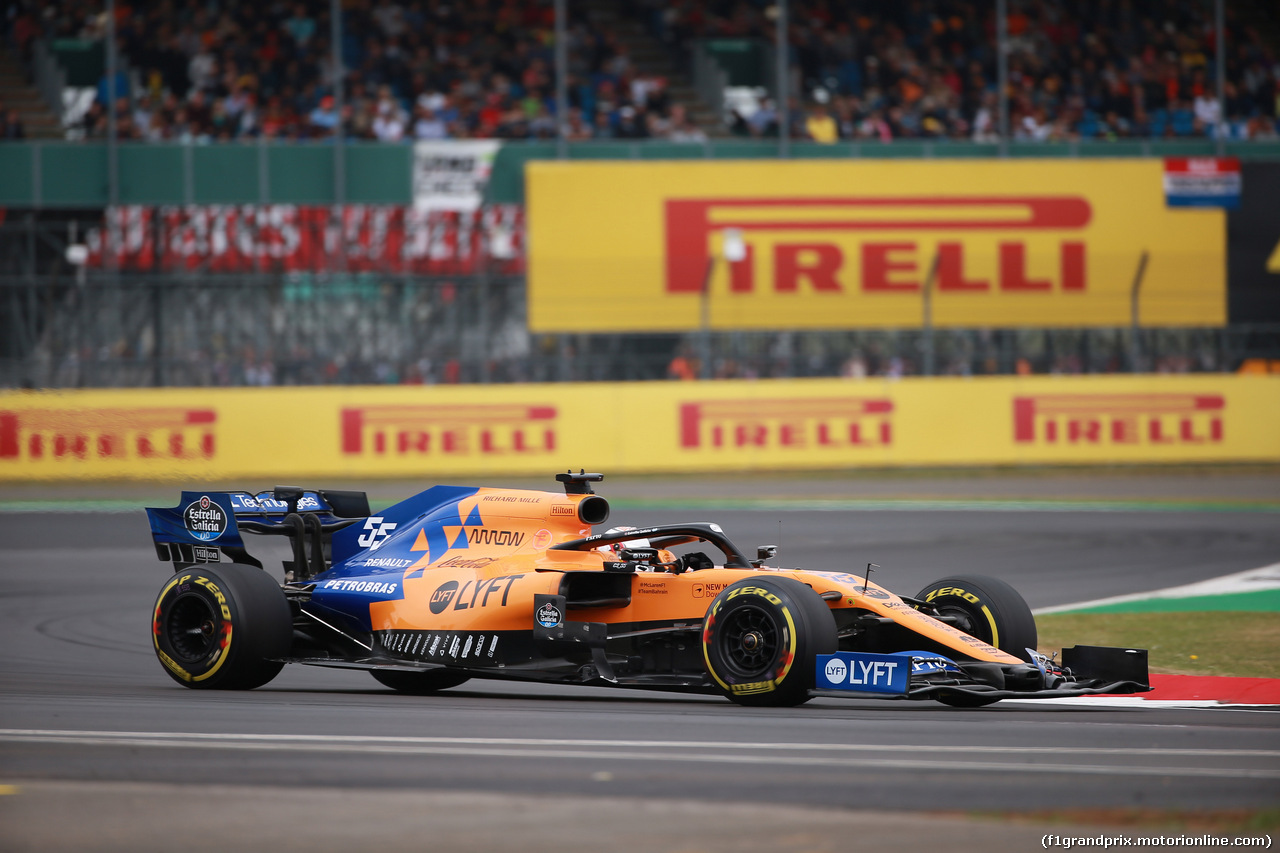 GP GRAN BRETAGNA, 13.07.2019- Free practice 3, Carlos Sainz Jr (ESP) Mclaren F1 Team MCL34