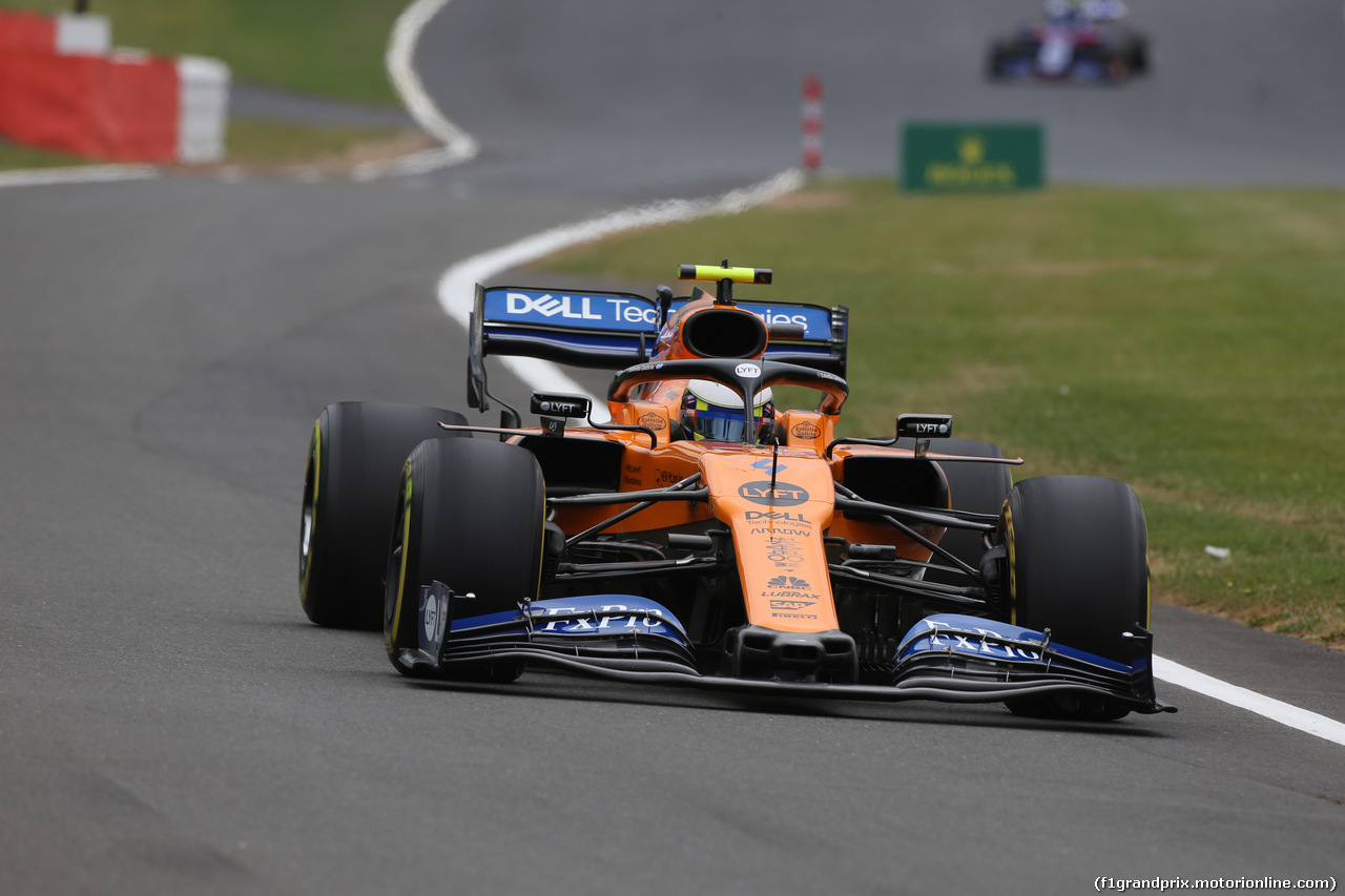 GP GRAN BRETAGNA, 13.07.2019- Free practice 3, Lando Norris (GBR) Mclaren F1 Team MCL34