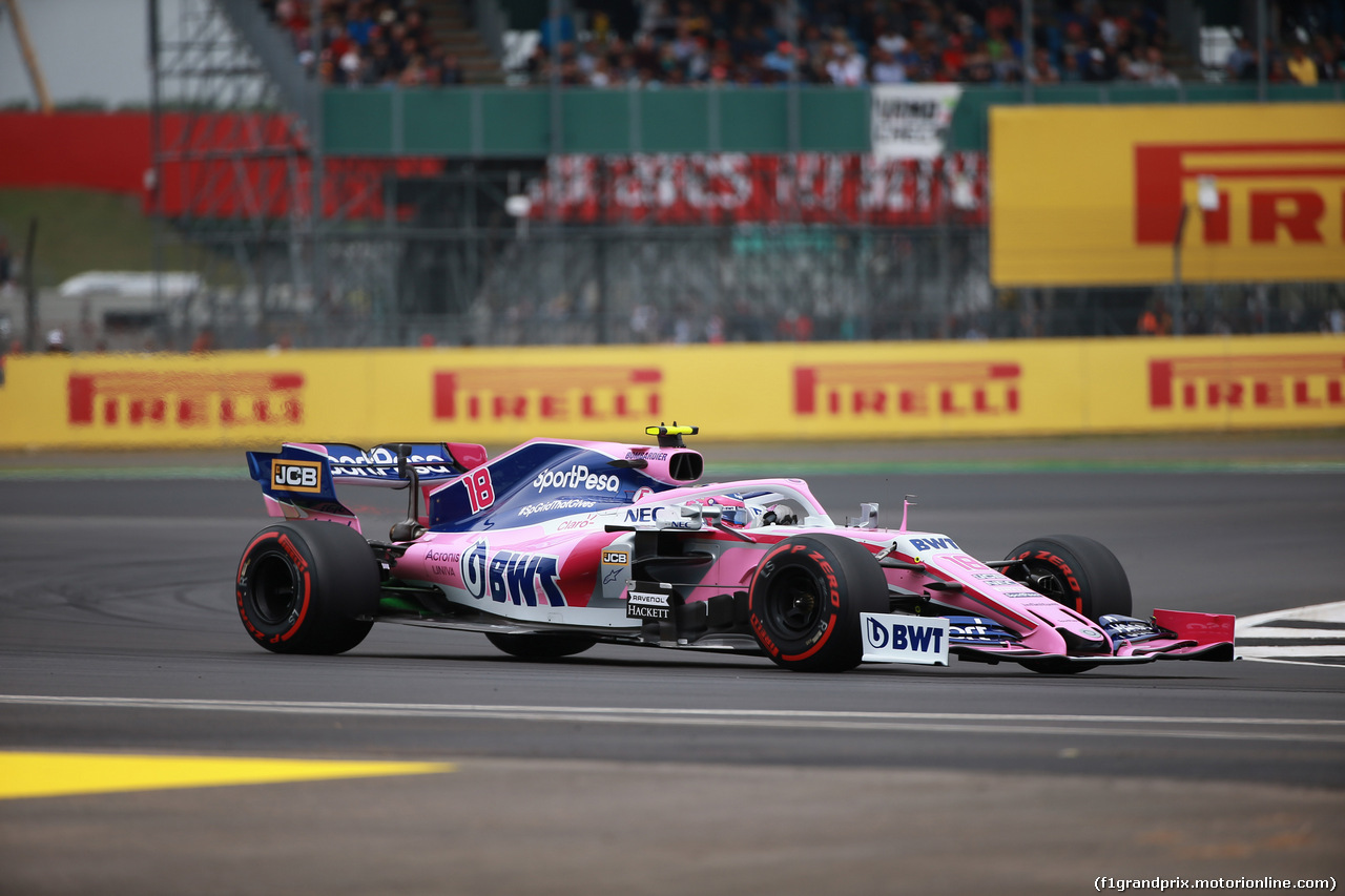 GP GRAN BRETAGNA, 13.07.2019- Free practice 3, Lance Stroll (CDN) Racing Point F1 RP19