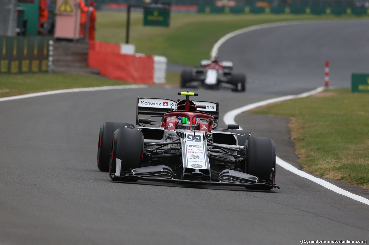 GP GRAN BRETAGNA, 13.07.2019- Free practice 3, Antonio Giovinazzi (ITA) Alfa Romeo Racing C38