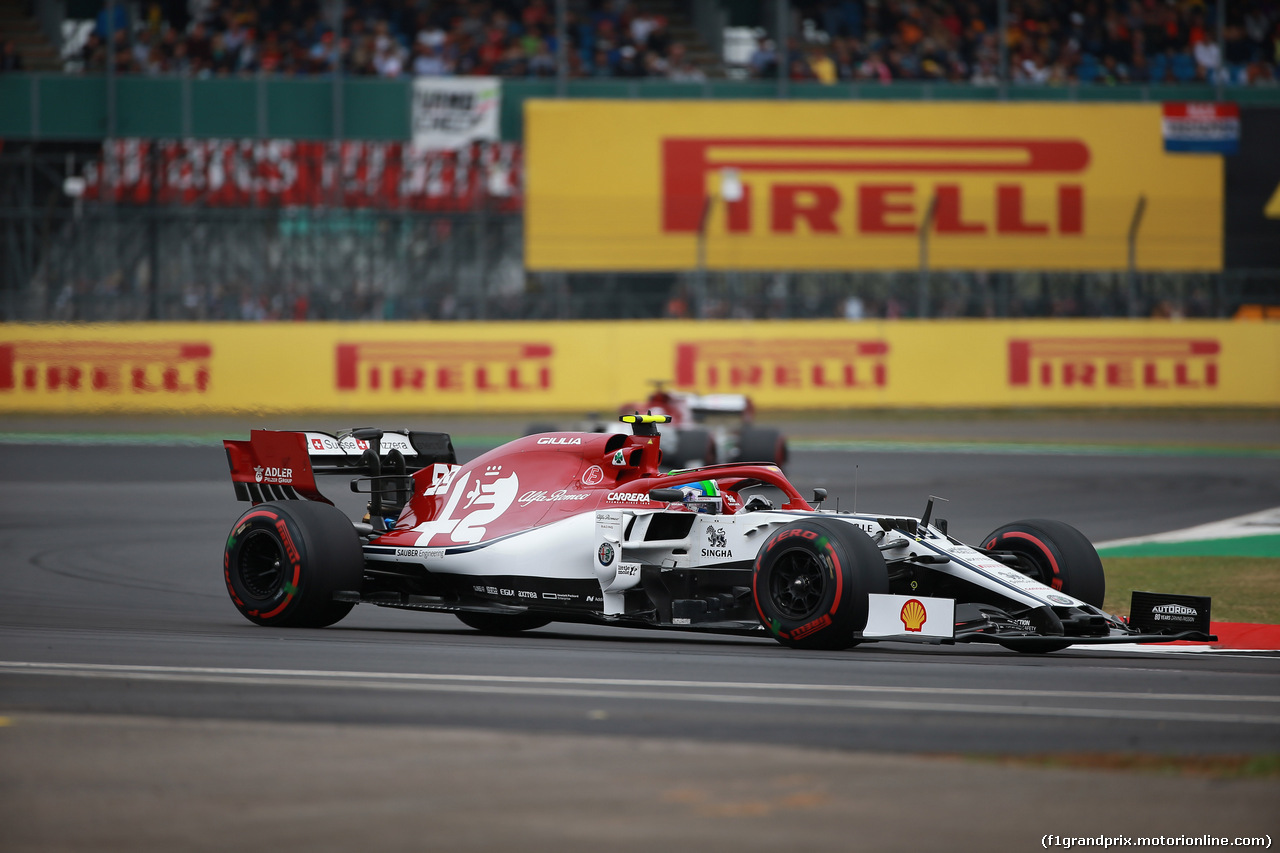 GP GRAN BRETAGNA, 13.07.2019- Free practice 3, Antonio Giovinazzi (ITA) Alfa Romeo Racing C38