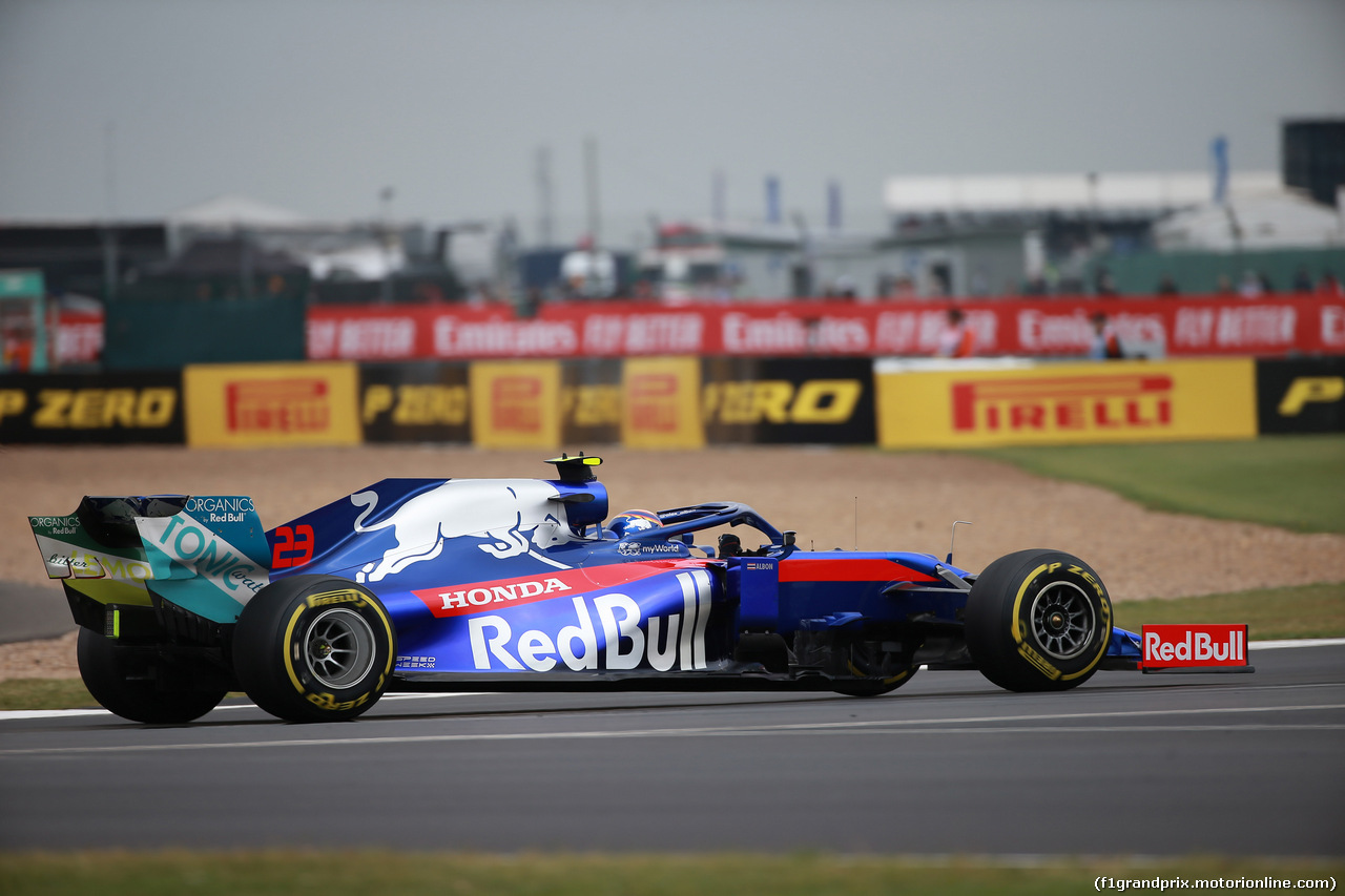 GP GRAN BRETAGNA, 13.07.2019- Free practice 3, Alexader Albon (THA) Scuderia Toro Rosso STR14