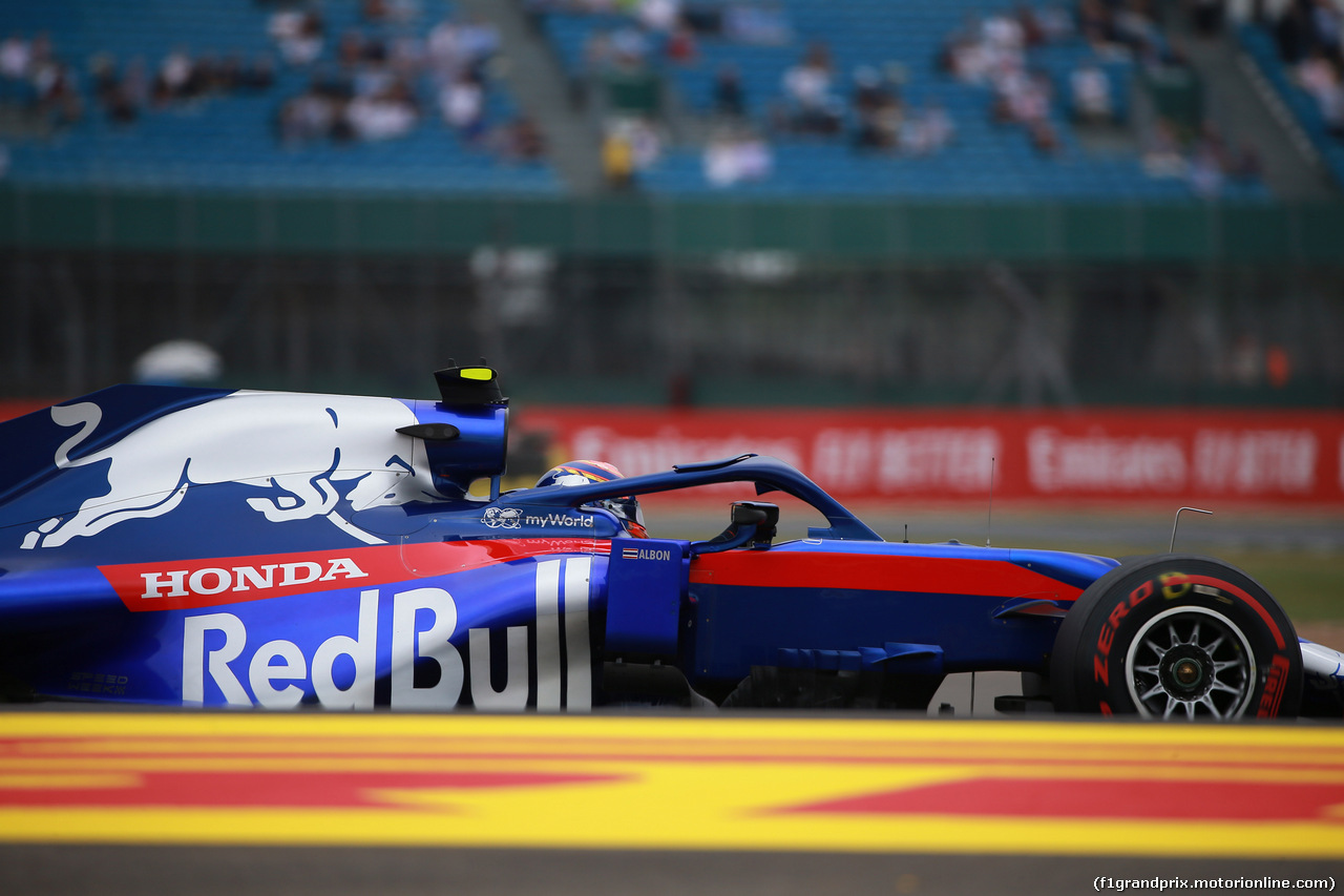 GP GRAN BRETAGNA, 13.07.2019- Free practice 3, Alexader Albon (THA) Scuderia Toro Rosso STR14