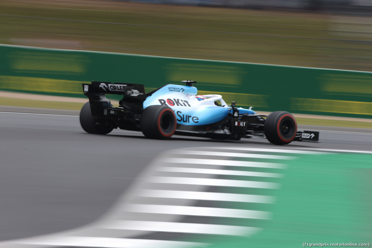 GP GRAN BRETAGNA, 13.07.2019- Free practice 3, George Russell (GBR) Williams F1 FW42