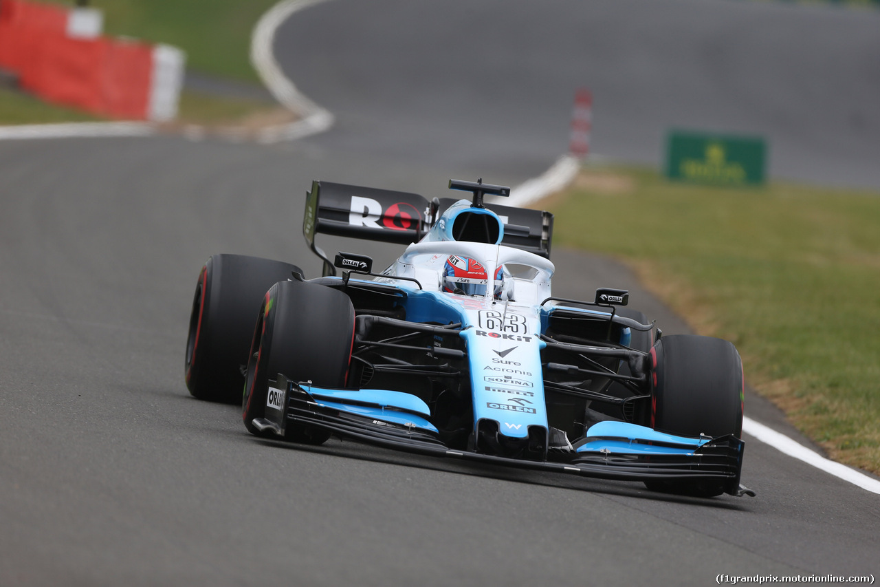 GP GRAN BRETAGNA, 13.07.2019- Free practice 3, George Russell (GBR) Williams F1 FW42