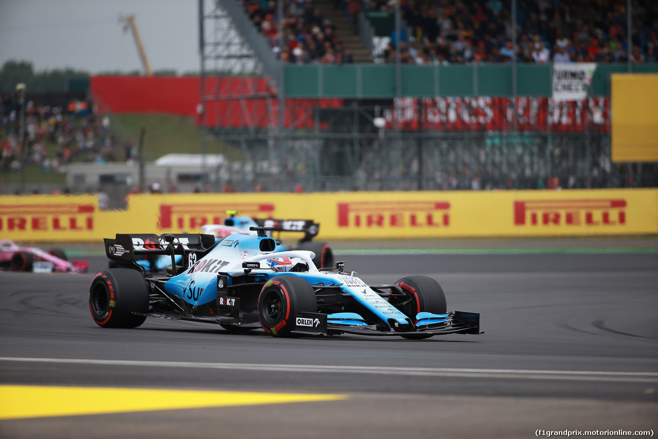 GP GRAN BRETAGNA, 13.07.2019- Free practice 3, George Russell (GBR) Williams F1 FW42