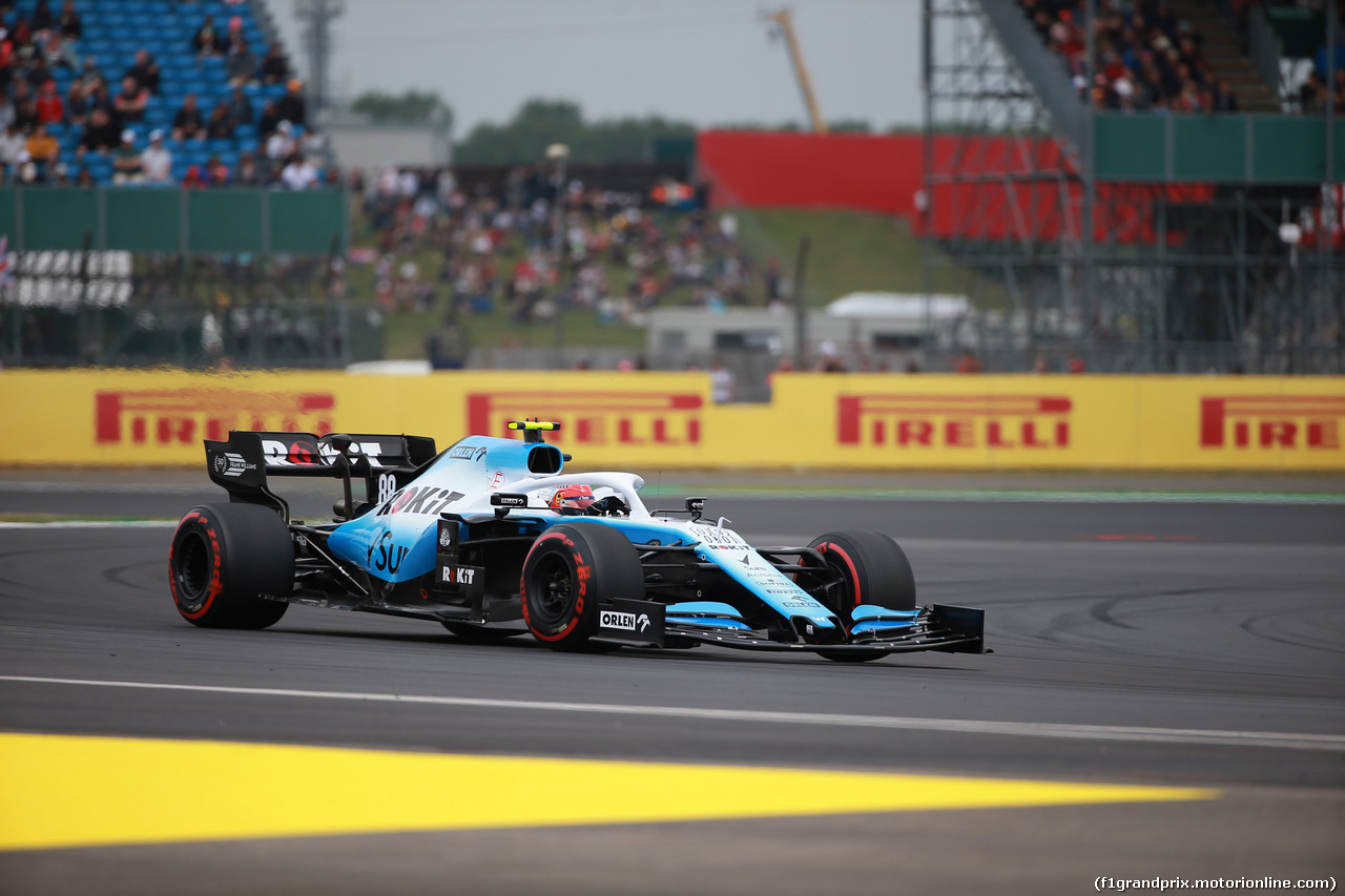 GP GRAN BRETAGNA, 13.07.2019- Free practice 3, Robert Kubica (POL) Williams F1 FW42