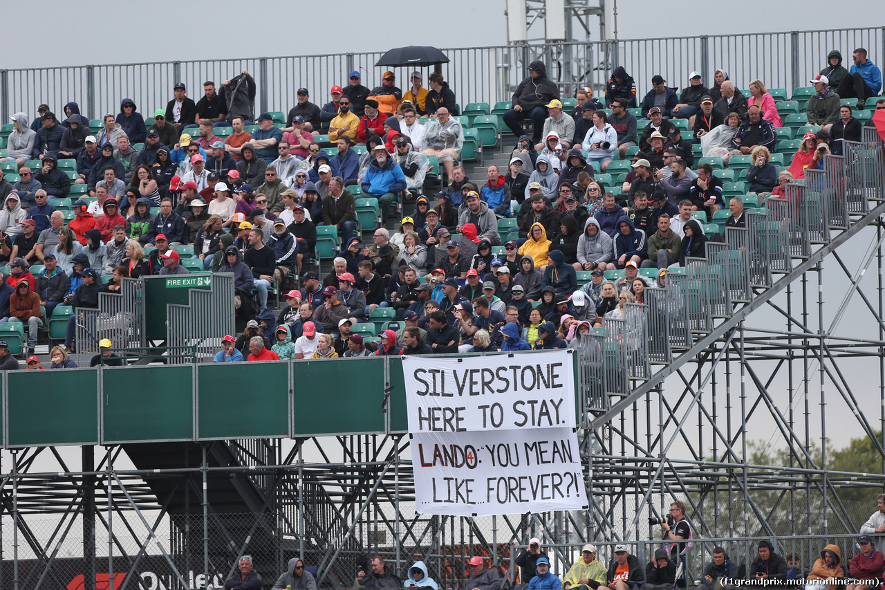 GP GRAN BRETAGNA, 13.07.2019- Free practice 3, Grandstands