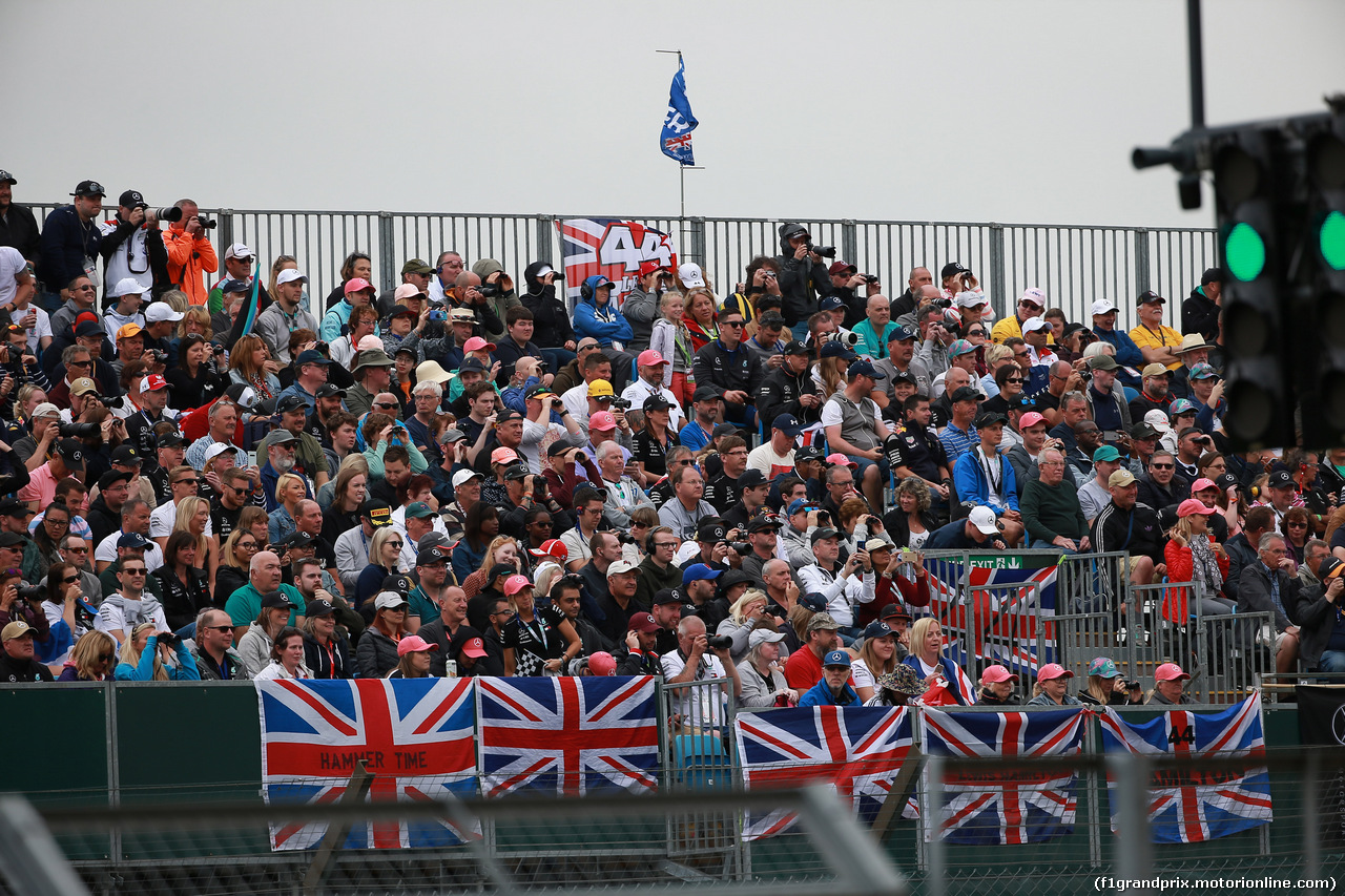 GP GRAN BRETAGNA, 13.07.2019- Free practice 3, Grandstands