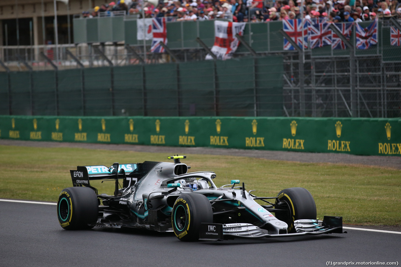 GP GRAN BRETAGNA, 13.07.2019- Qualifiche, Valtteri Bottas (FIN) Mercedes AMG F1 W10 EQ Power