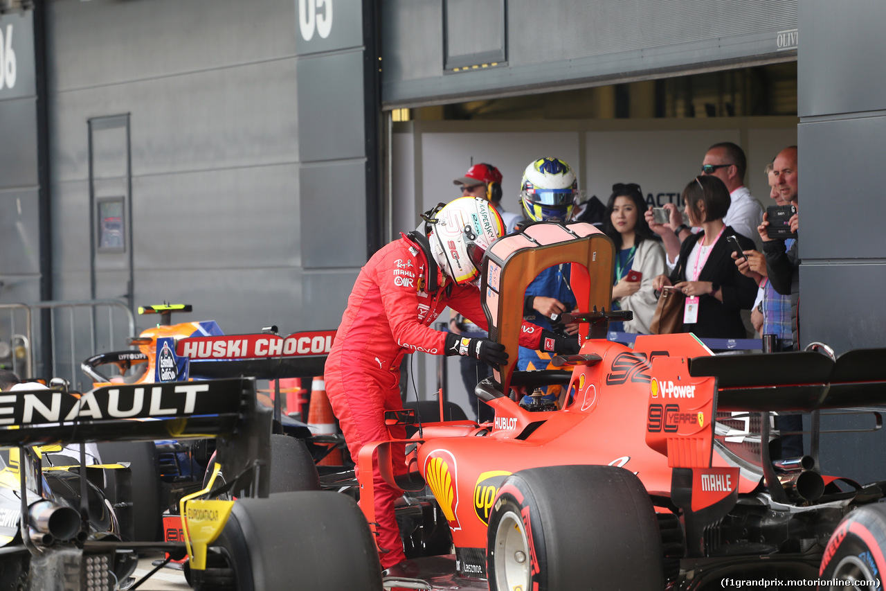 GP GRAN BRETAGNA, 13.07.2019- Qualifiche, Sebastian Vettel (GER) Ferrari SF90