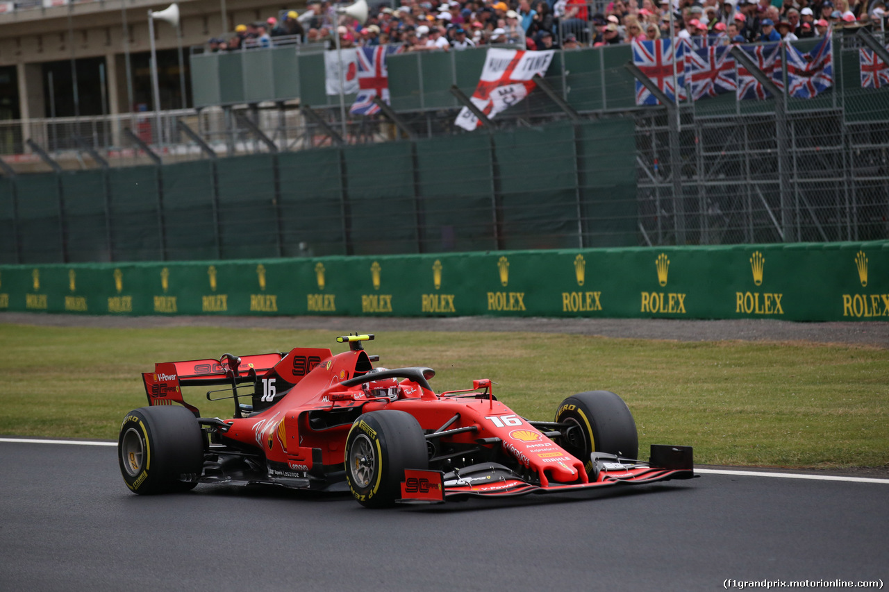 GP GRAN BRETAGNA, 13.07.2019- Qualifiche, Charles Leclerc (MON) Ferrari SF90