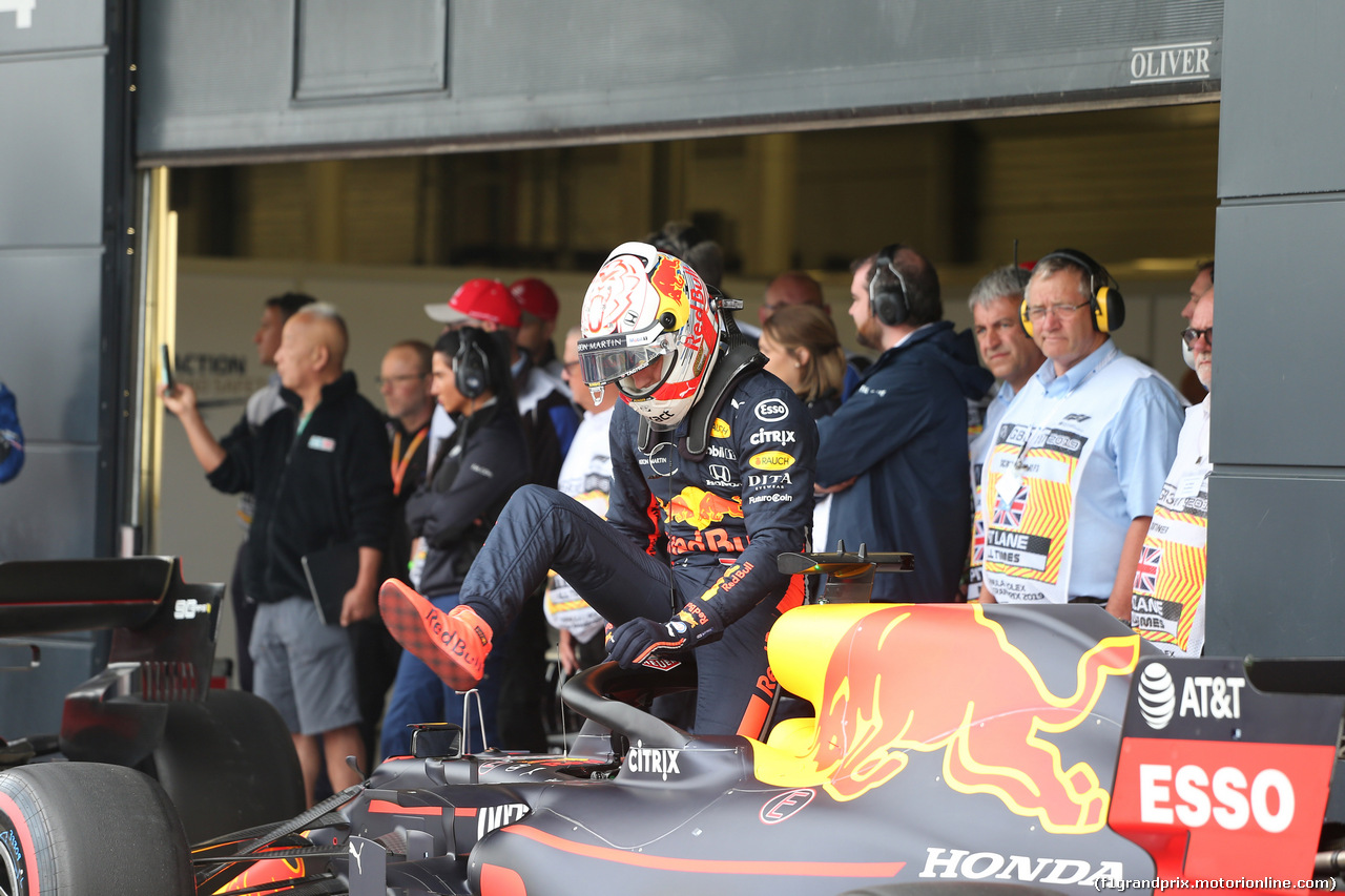 GP GRAN BRETAGNA, 13.07.2019- Qualifiche, Max Verstappen (NED) Red Bull Racing RB15