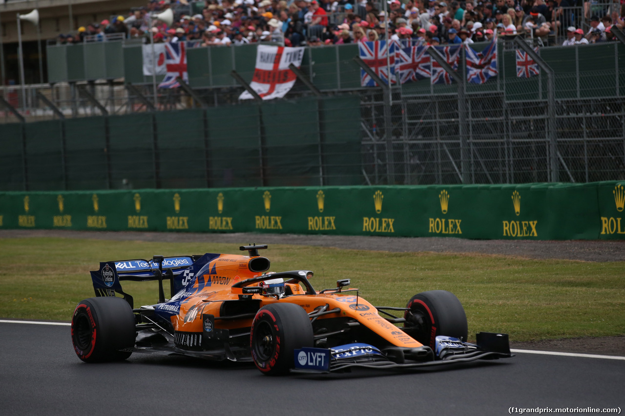 GP GRAN BRETAGNA, 13.07.2019- Qualifiche, Carlos Sainz Jr (ESP) Mclaren F1 Team MCL34