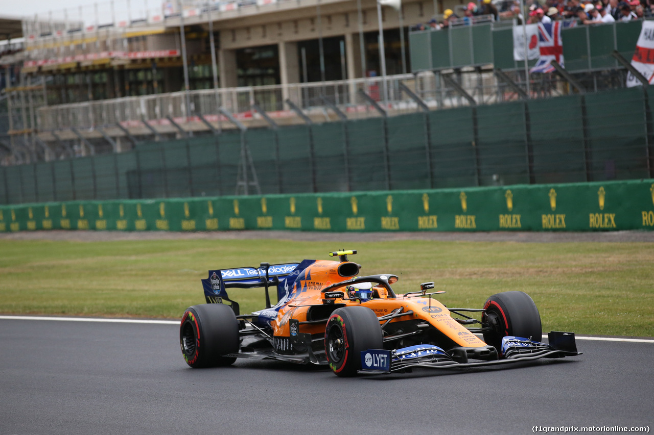 GP GRAN BRETAGNA, 13.07.2019- Qualifiche, Lando Norris (GBR) Mclaren F1 Team MCL34