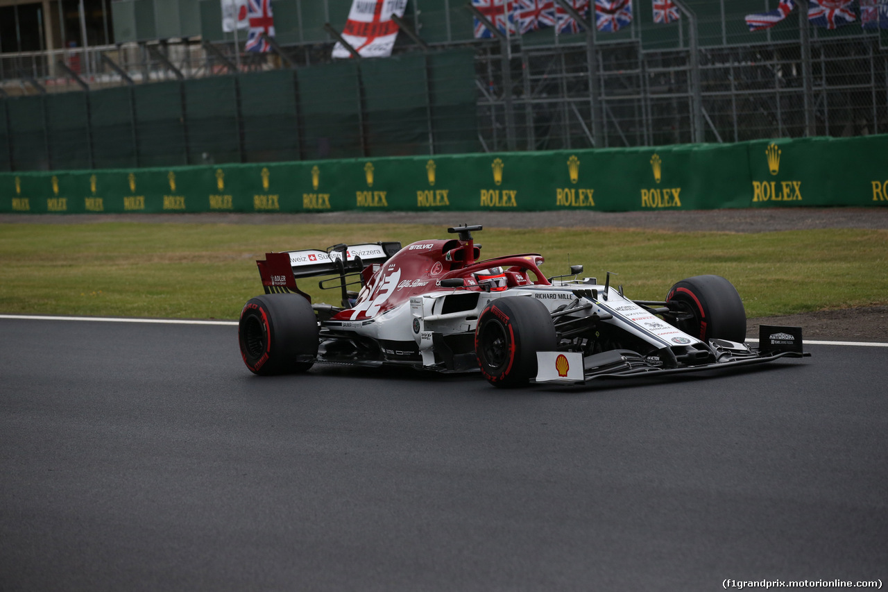 GP GRAN BRETAGNA, 13.07.2019- Qualifiche, Kimi Raikkonen (FIN) Alfa Romeo Racing C38