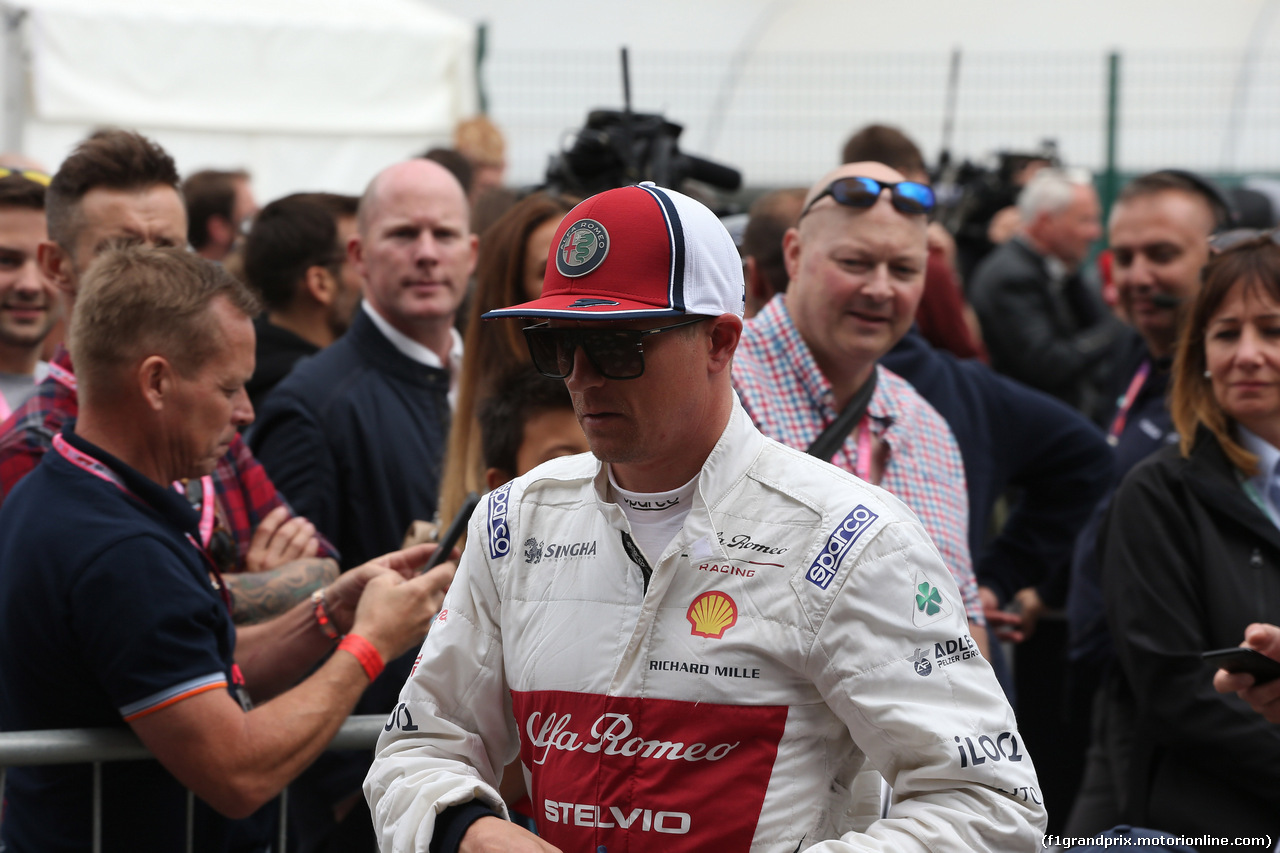 GP GRAN BRETAGNA, 13.07.2019- Kimi Raikkonen (FIN) Alfa Romeo Racing C38