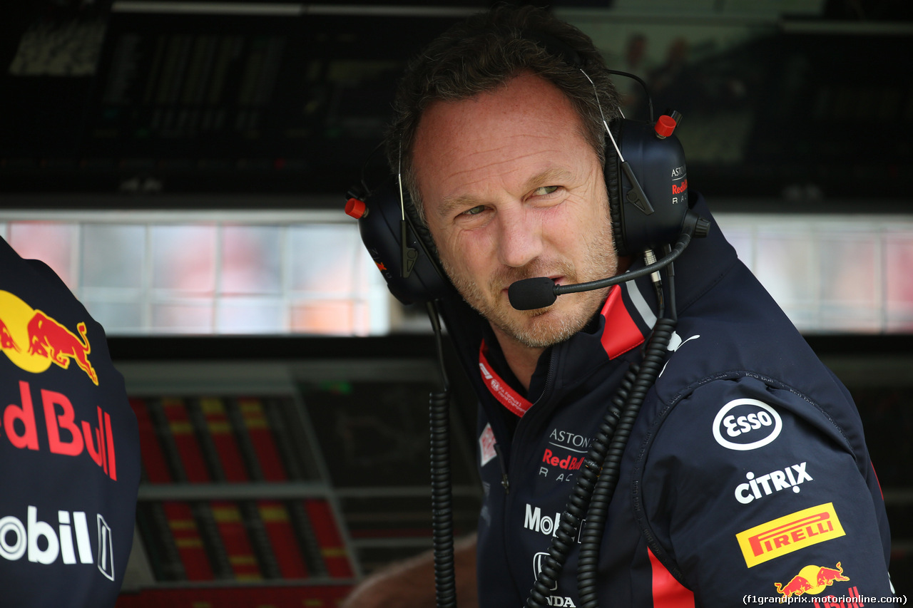 GP GRAN BRETAGNA, 13.07.2019- Qualifiche, Christian Horner (GBR), Red Bull Racing, Sporting Director