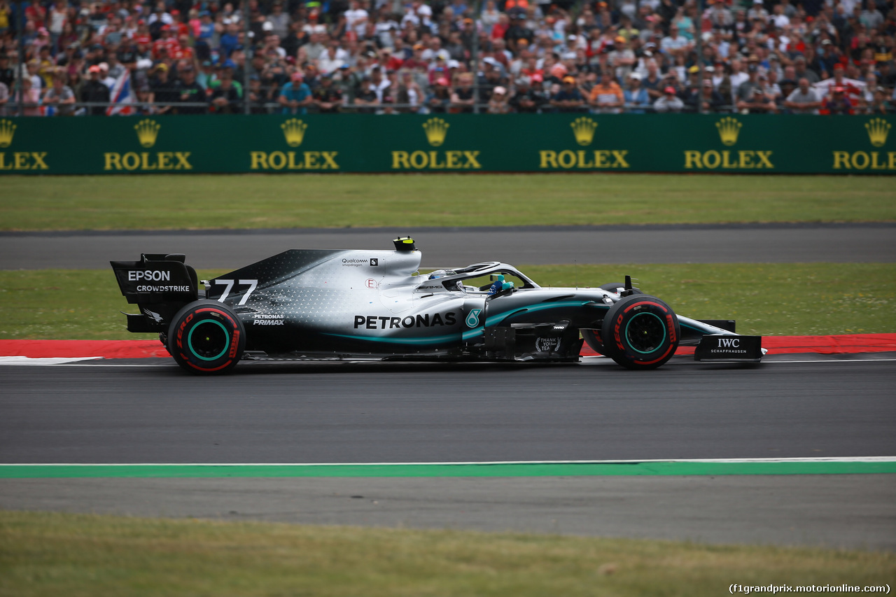 GP GRAN BRETAGNA, 13.07.2019- Qualifiche, Valtteri Bottas (FIN) Mercedes AMG F1 W10 EQ Power