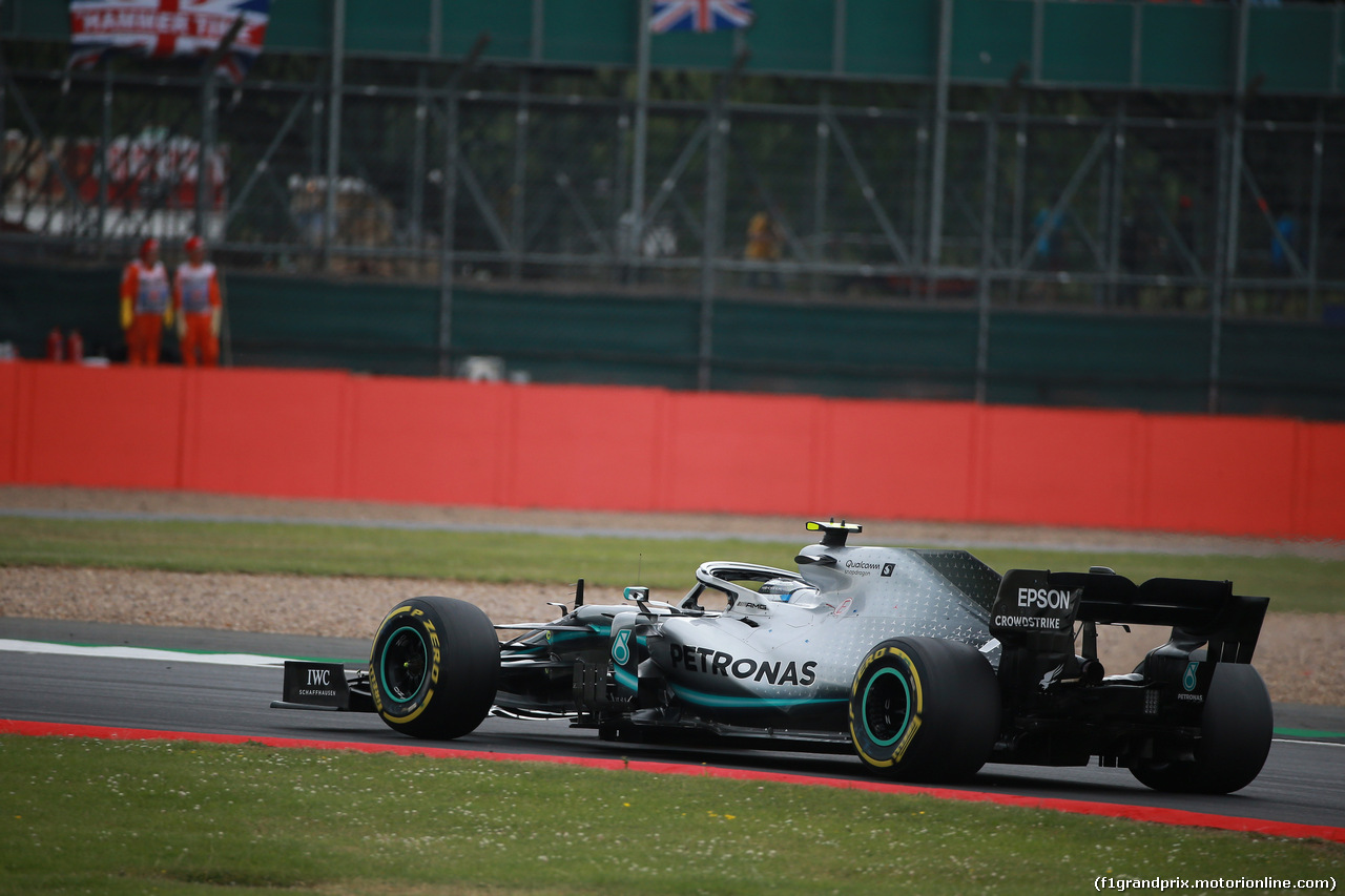 GP GRAN BRETAGNA, 13.07.2019- Qualifiche, Valtteri Bottas (FIN) Mercedes AMG F1 W10 EQ Power