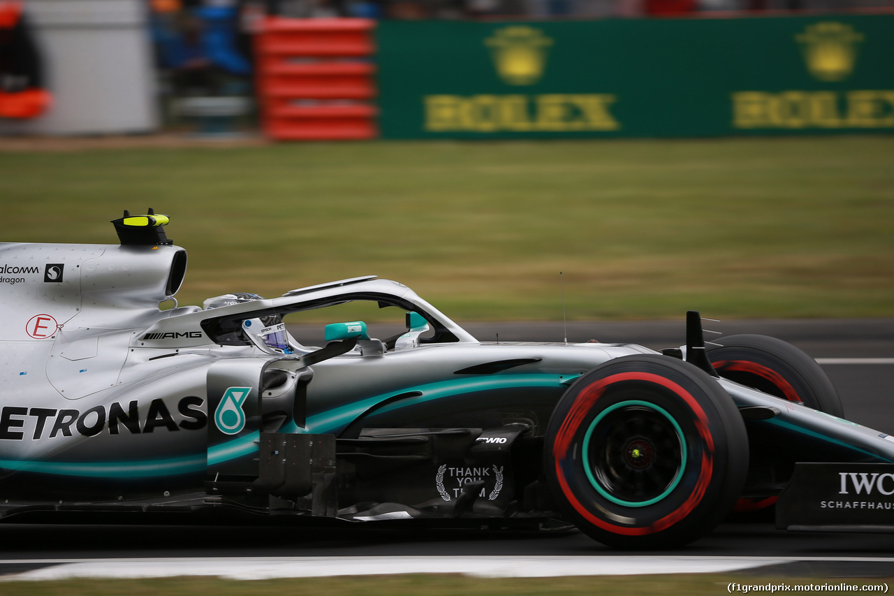 GP GRAN BRETAGNA, 13.07.2019- Qualifiche, Valtteri Bottas (FIN) Mercedes AMG F1 W10 EQ Power