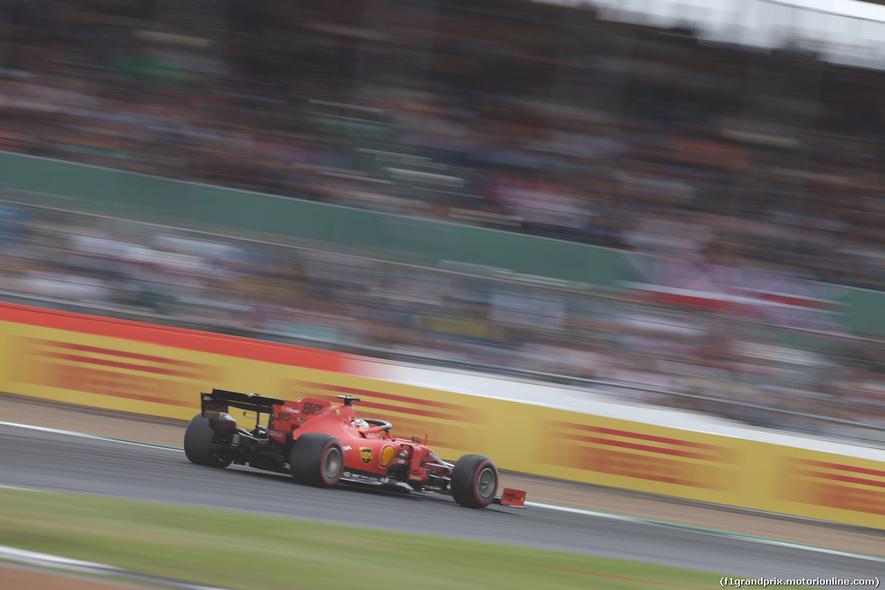 GP GRAN BRETAGNA, 13.07.2019- Qualifiche, Sebastian Vettel (GER) Ferrari SF90