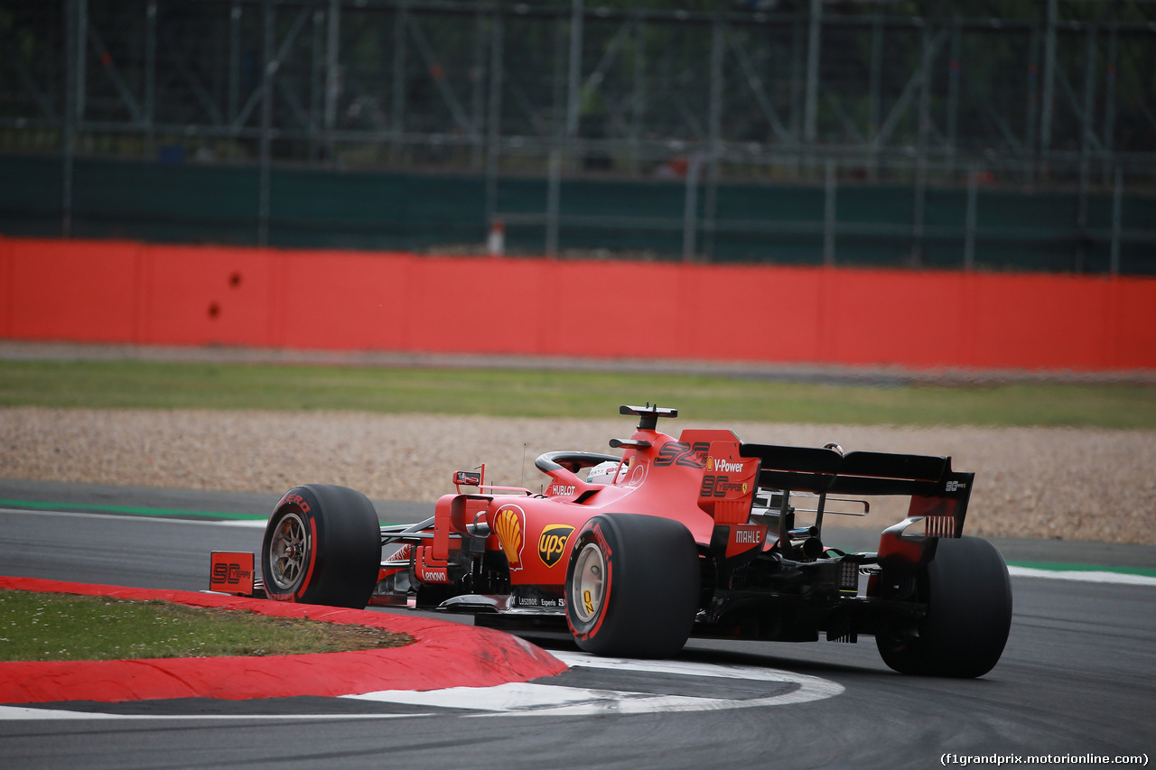 GP GRAN BRETAGNA, 13.07.2019- Qualifiche, Sebastian Vettel (GER) Ferrari SF90