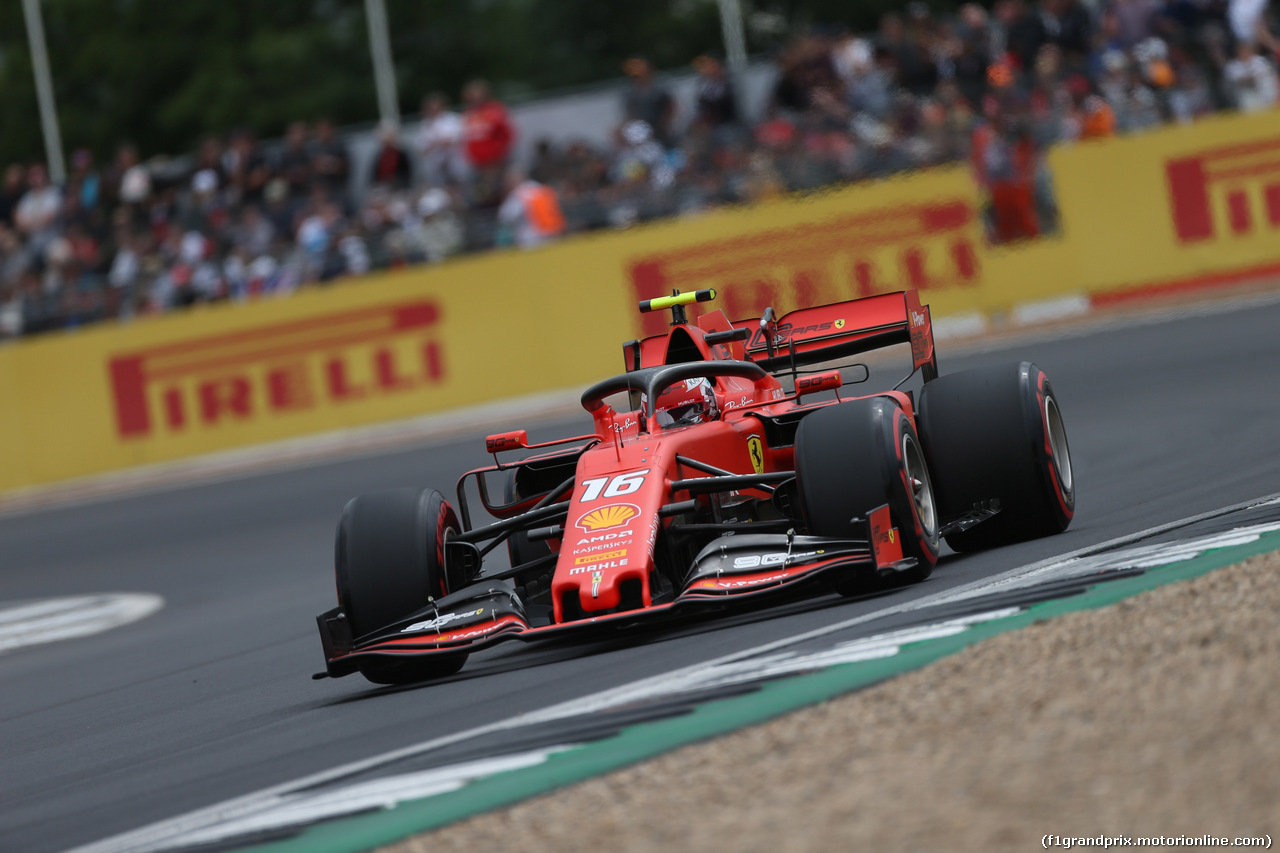 GP GRAN BRETAGNA, 13.07.2019- Qualifiche, Charles Leclerc (MON) Ferrari SF90