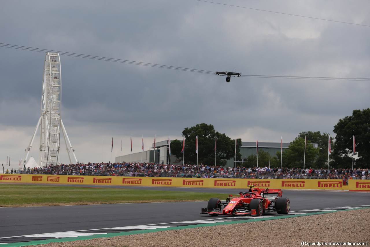 GP GRAN BRETAGNA, 13.07.2019- Qualifiche, Charles Leclerc (MON) Ferrari SF90