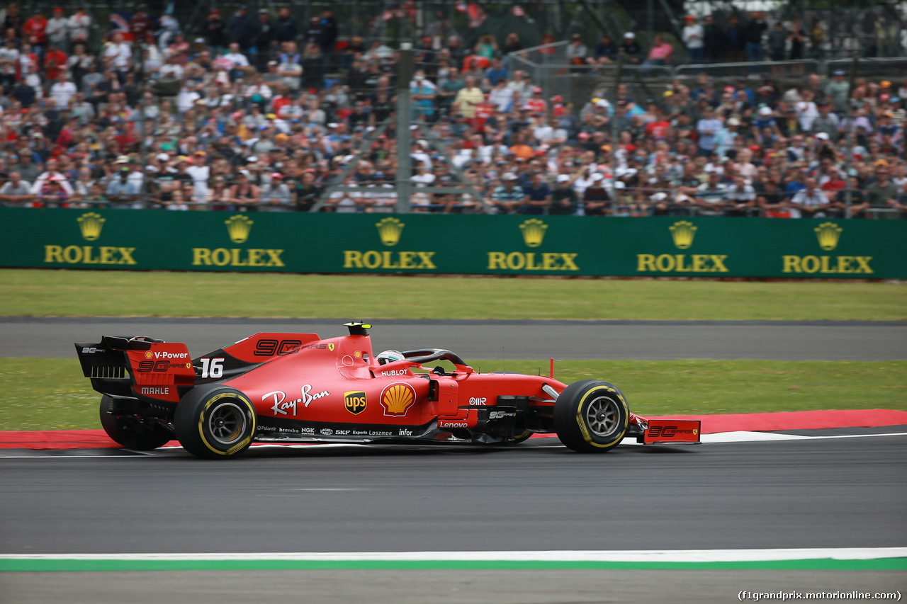 GP GRAN BRETAGNA, 13.07.2019- Qualifiche, Charles Leclerc (MON) Ferrari SF90