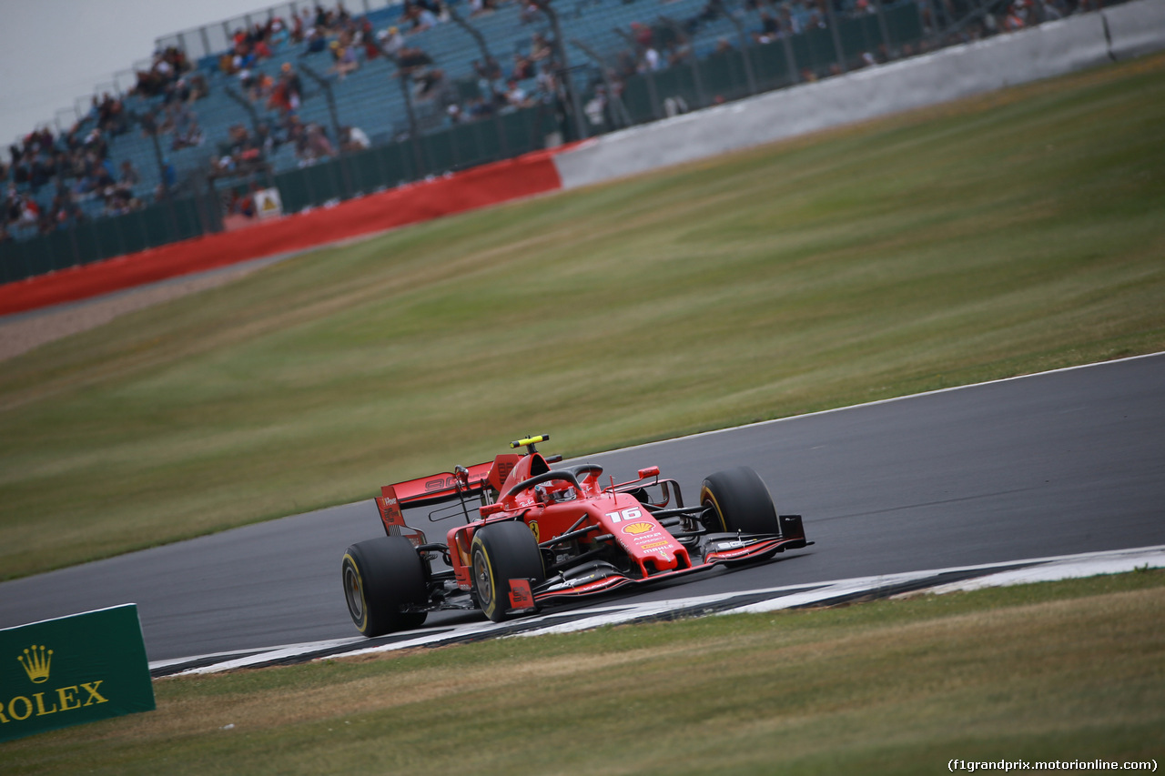 GP GRAN BRETAGNA, 13.07.2019- Qualifiche, Charles Leclerc (MON) Ferrari SF90