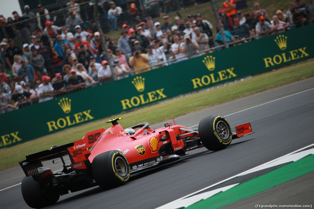 GP GRAN BRETAGNA, 13.07.2019- Qualifiche, Charles Leclerc (MON) Ferrari SF90